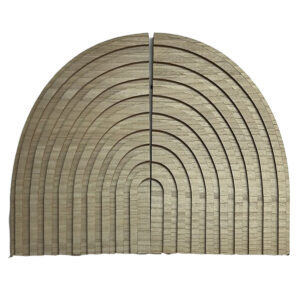 Cuadro, arco de madera